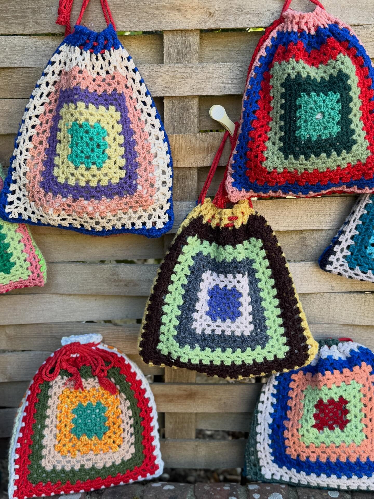 Crochet bags by Sarah Moore