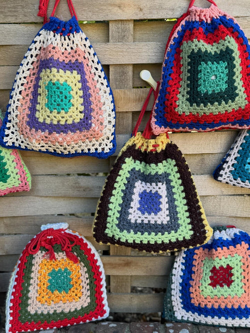 Crochet bags by Sarah Moore