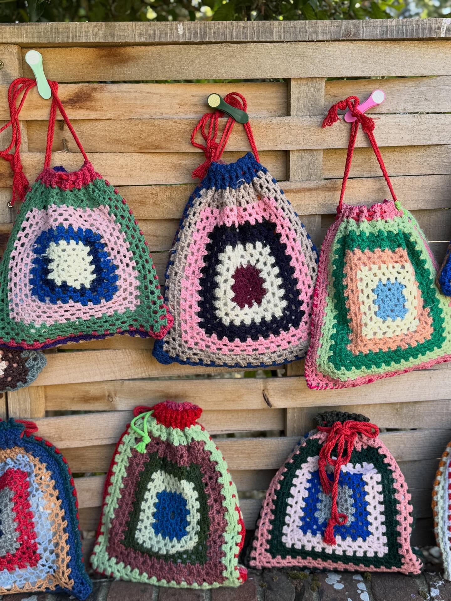 Crochet bags by Sarah Moore