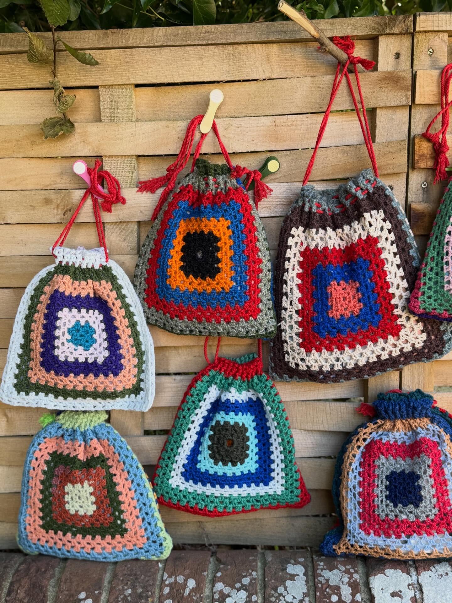 Crochet bags by Sarah Moore