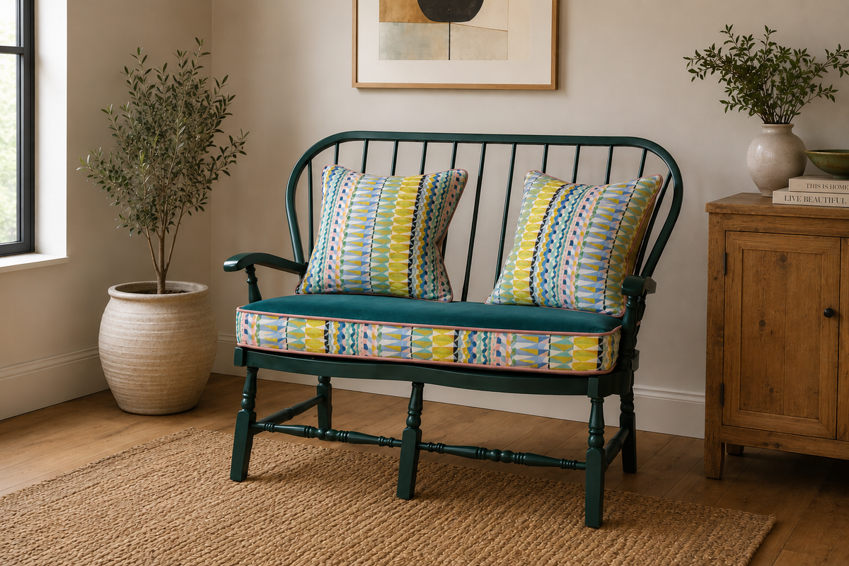 Mid-century two-seater sofa by Ollie Clueit