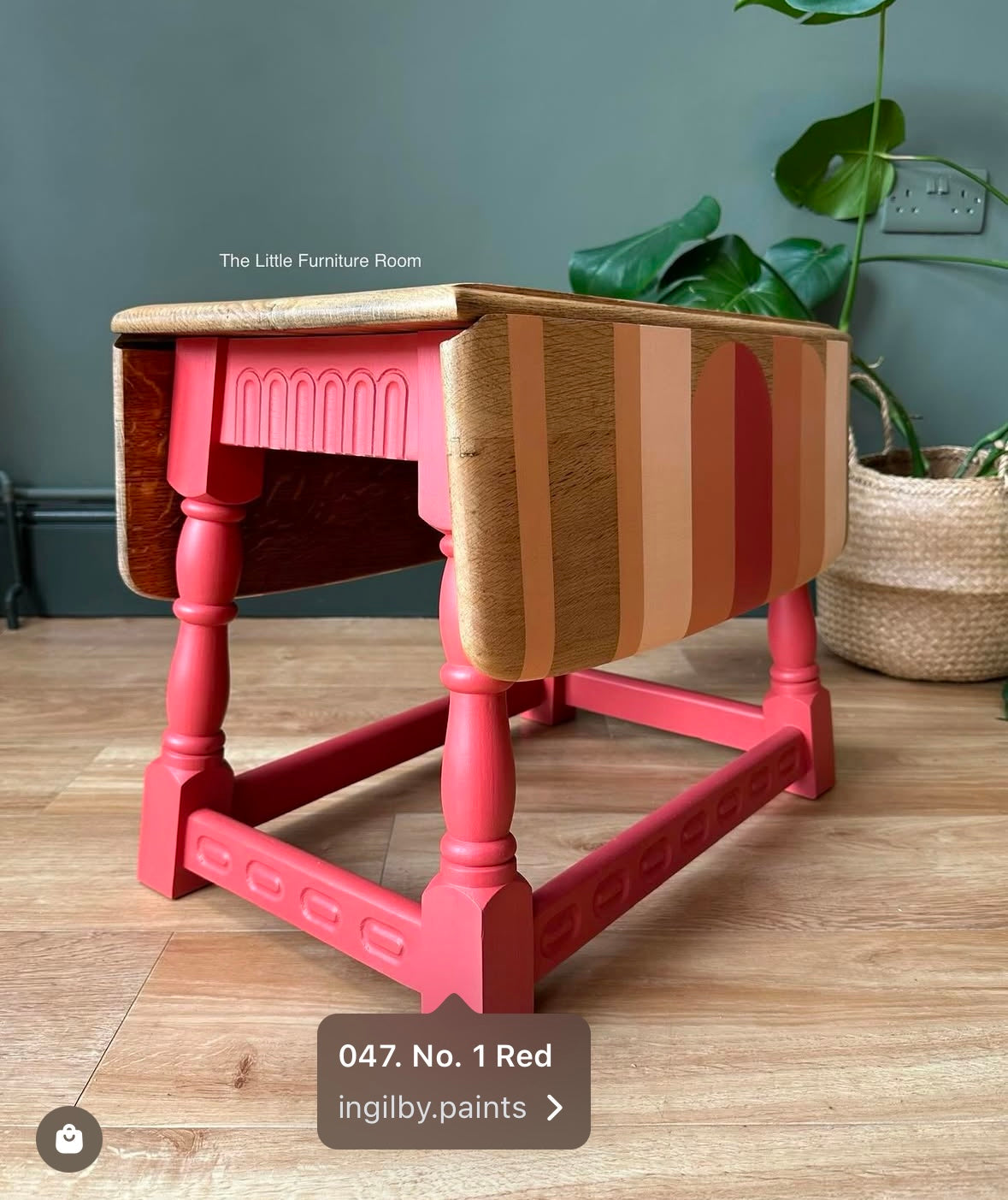 Oak Folding Table By The Little Furniture Room