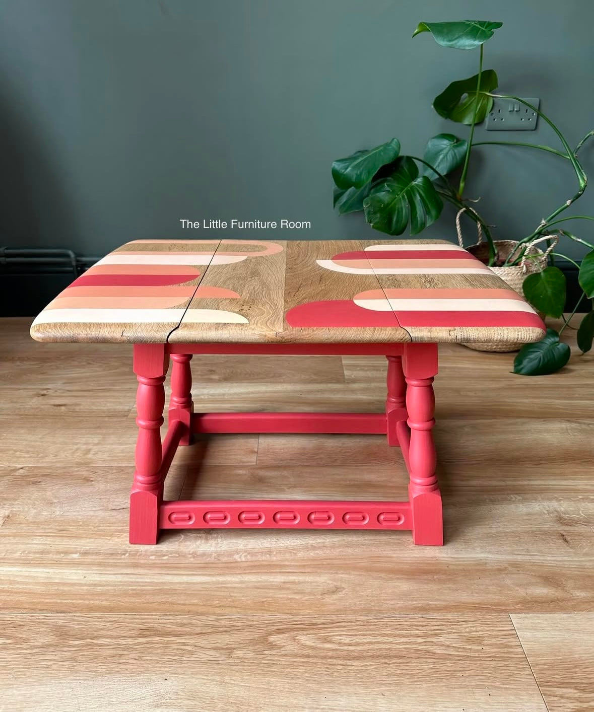 Oak Folding Table By The Little Furniture Room