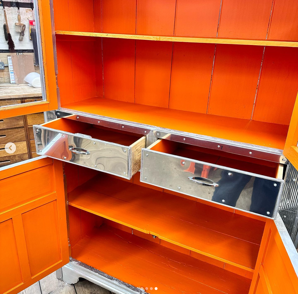 Metal clad larder by Rupert Blanchard