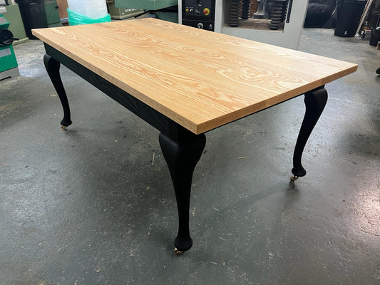 Ash-top dining table by Bruce Faulseit