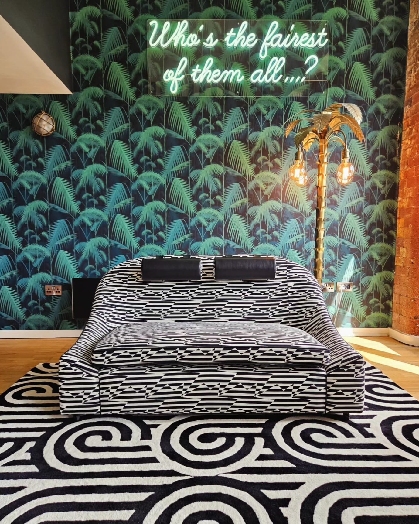 ‘Zig-Zag’ two seater sofa by Larissa Great-Rex