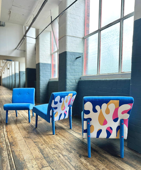 Cintique Cocktail chairs by Simion Hawtin-Smith