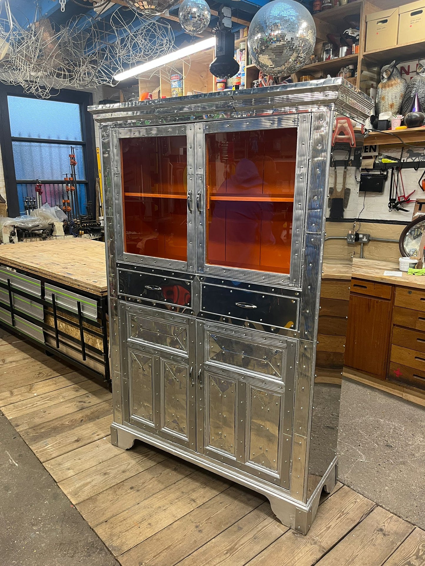 Metal clad larder by Rupert Blanchard