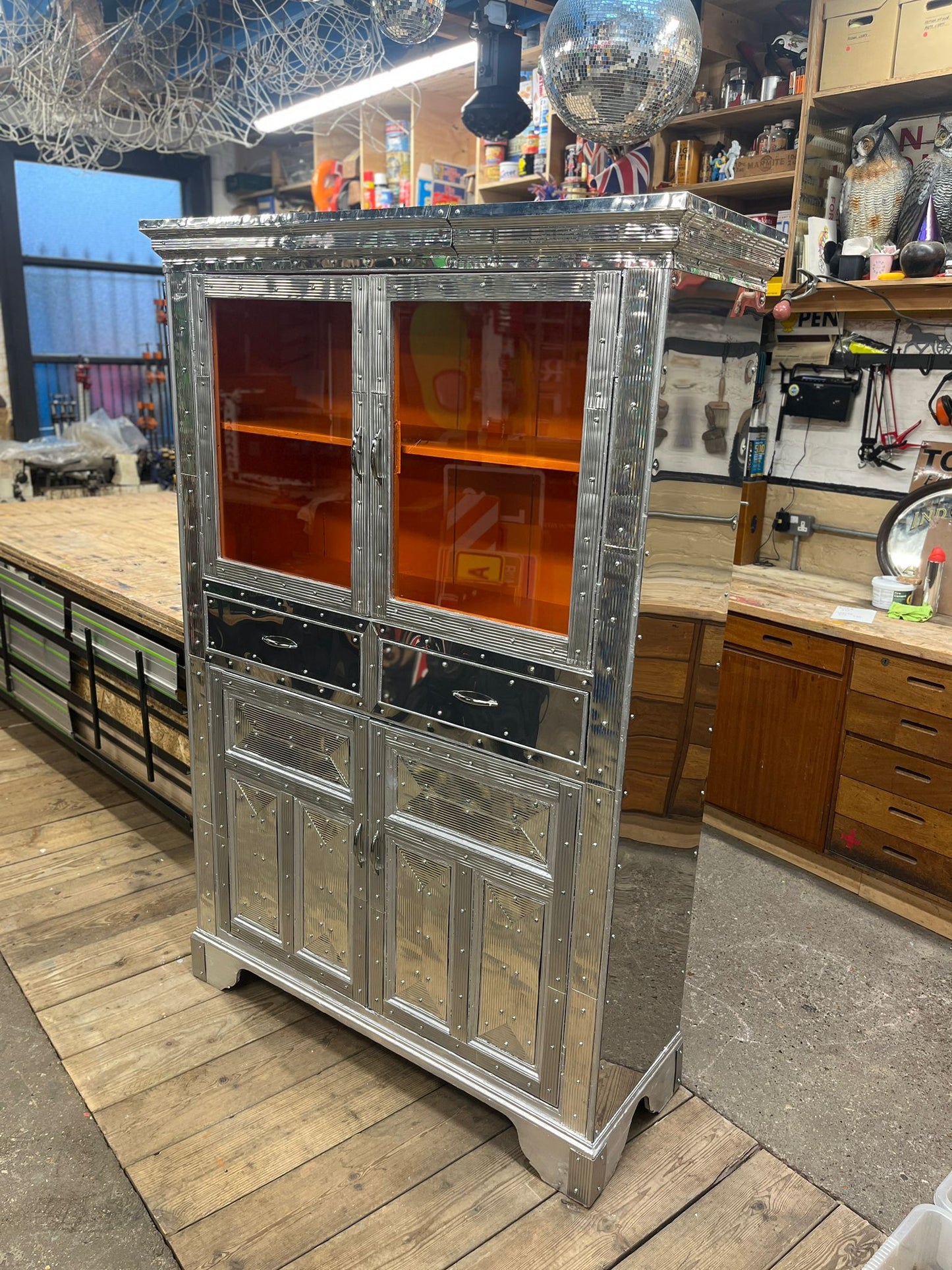 Metal clad larder by Rupert Blanchard