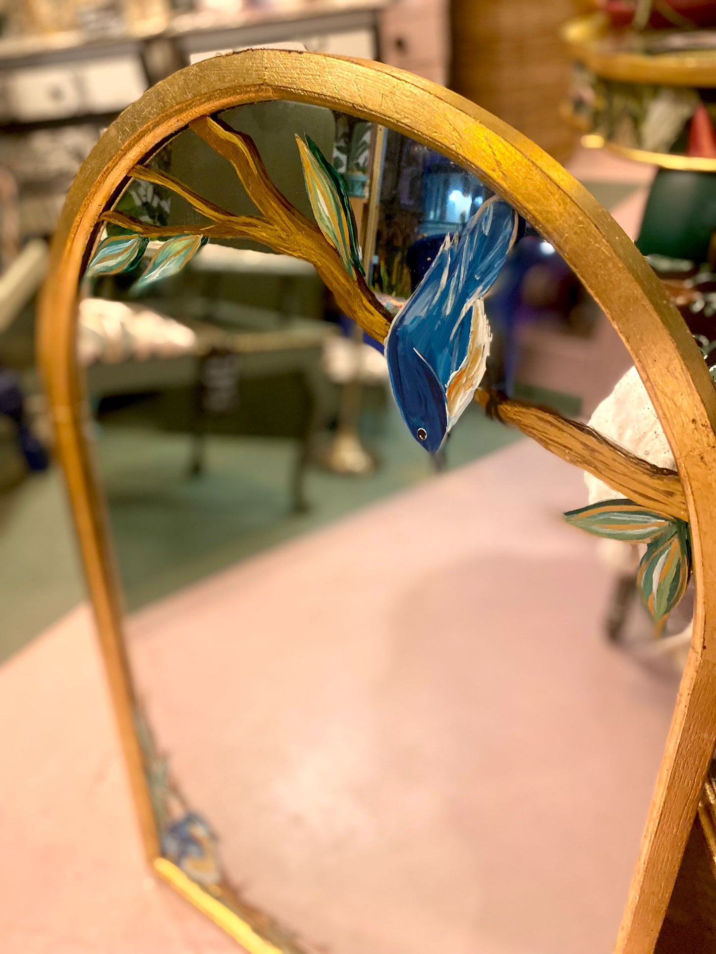 Painted Mirror by Grace Interiors