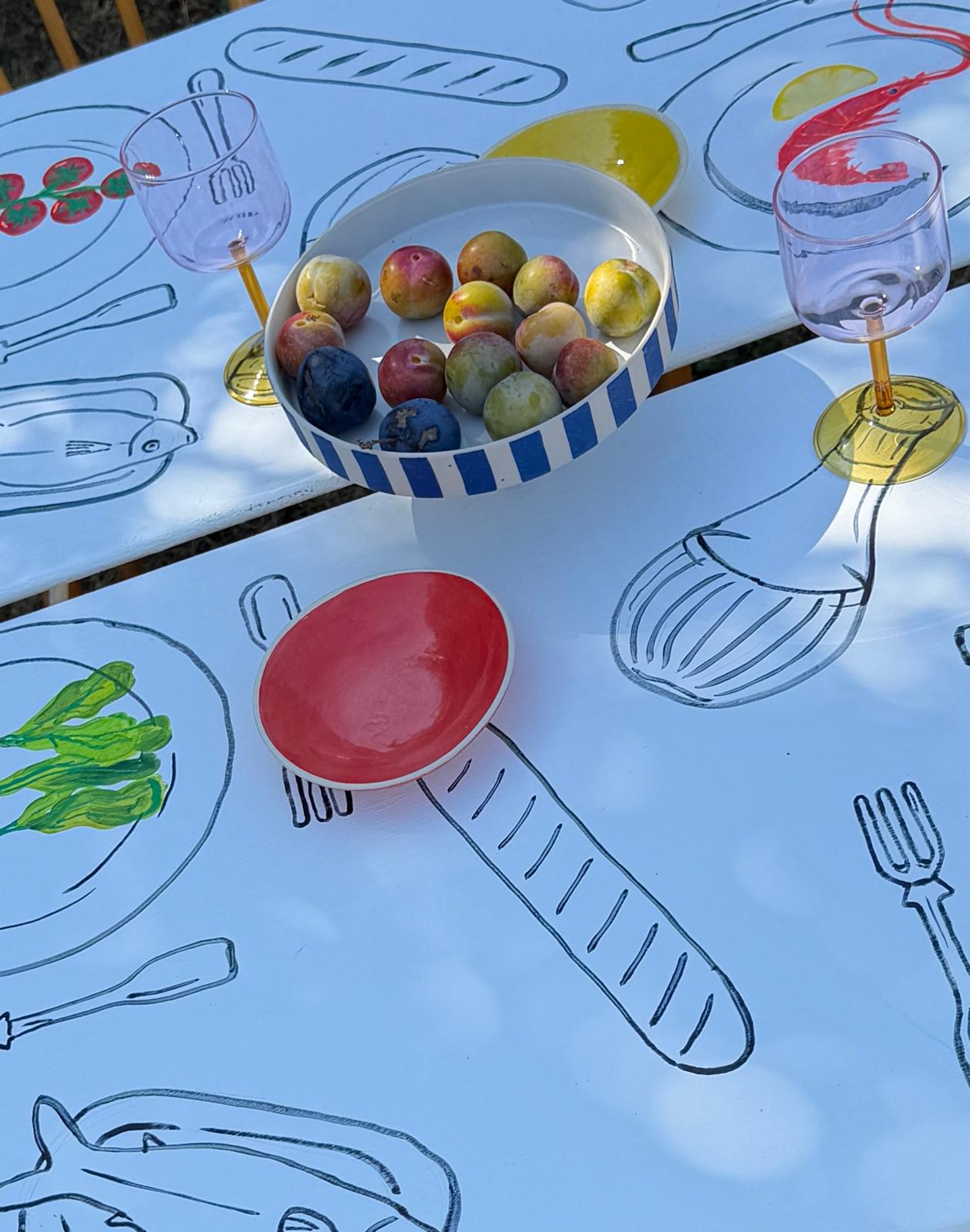 Foodie bistro tables by Sarah Moore
