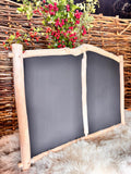 Handmade wooden framed chalkboards by Rosie Collins