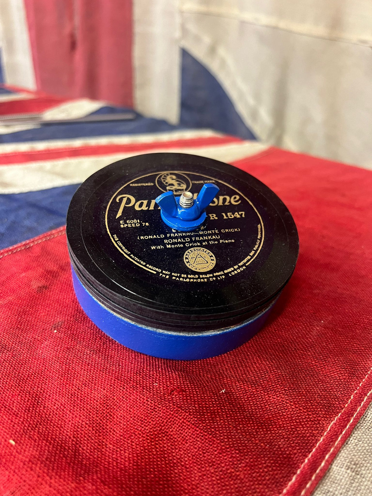 Vintage 78rpm Record Coaster Set by Duncan Mckean