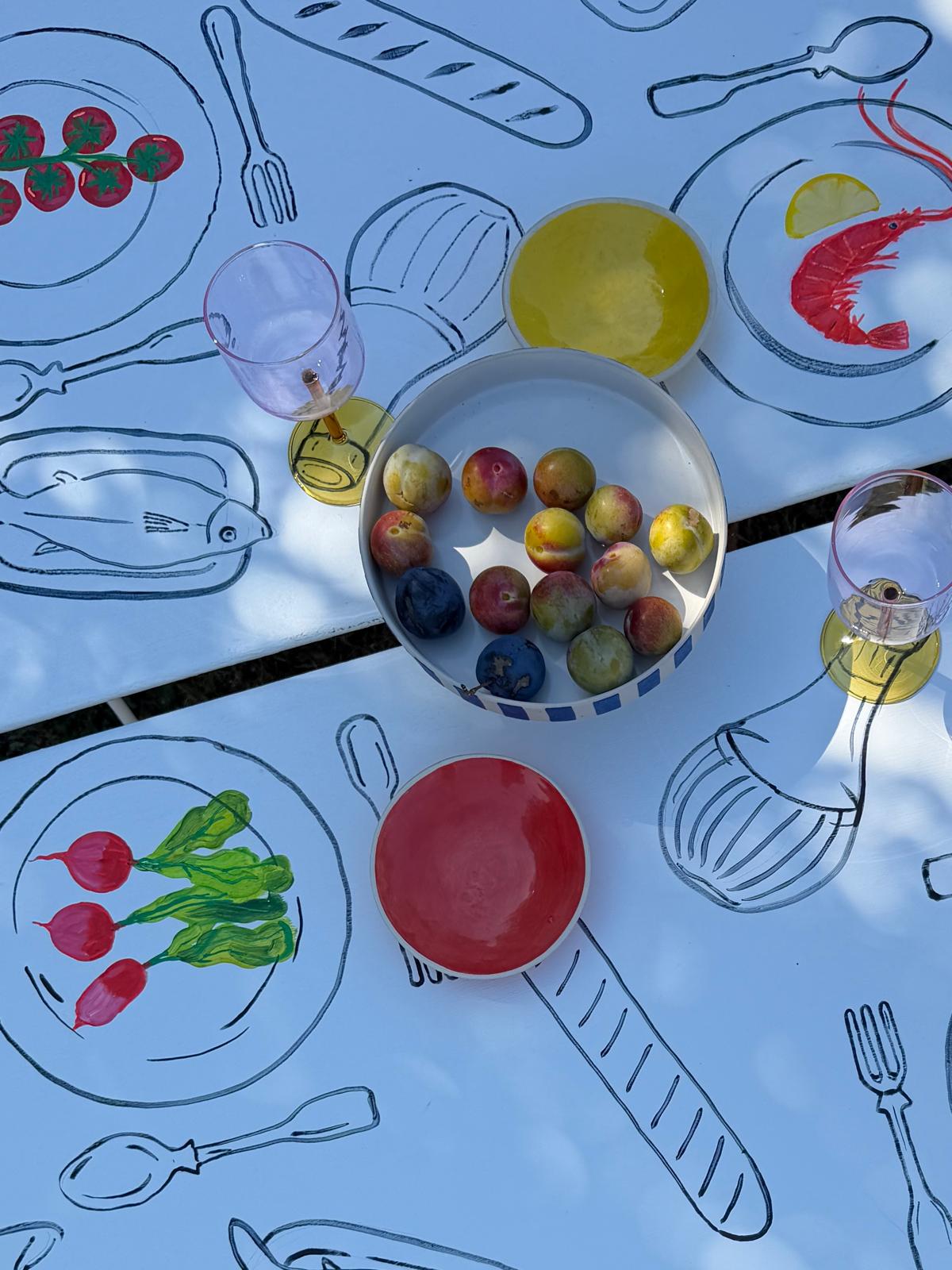 Foodie bistro tables by Sarah Moore