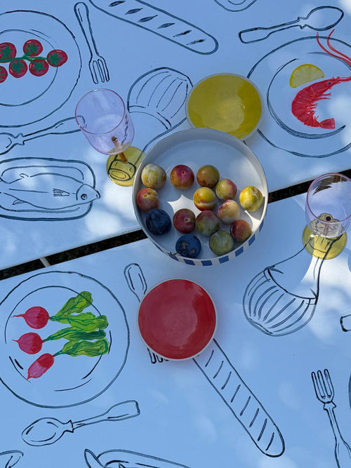 Foodie bistro tables by Sarah Moore