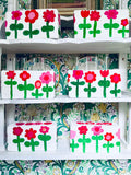 Flower bricks by Sarah Moore
