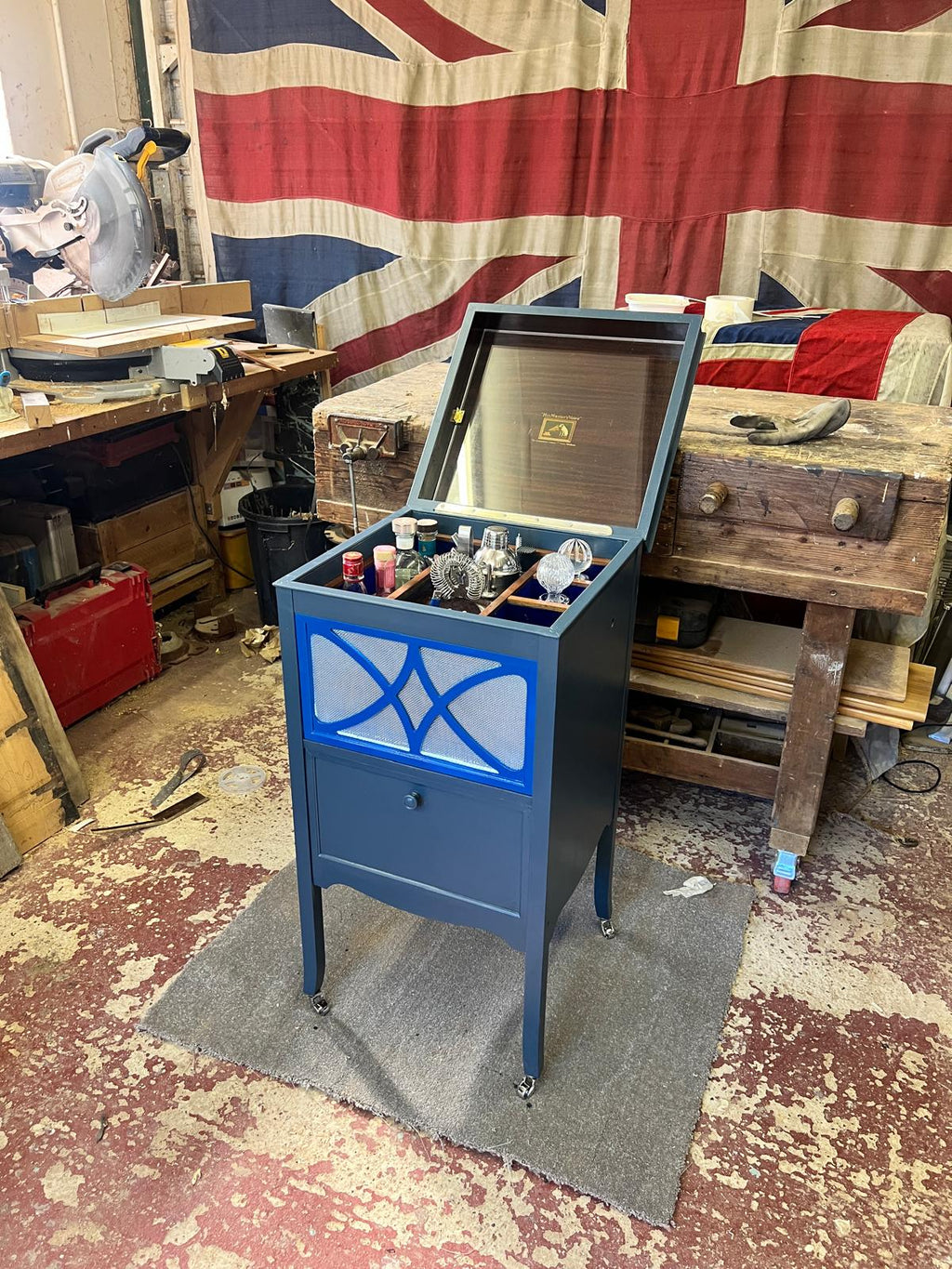 Gramophone Cocktail cabinet by Duncan McKean