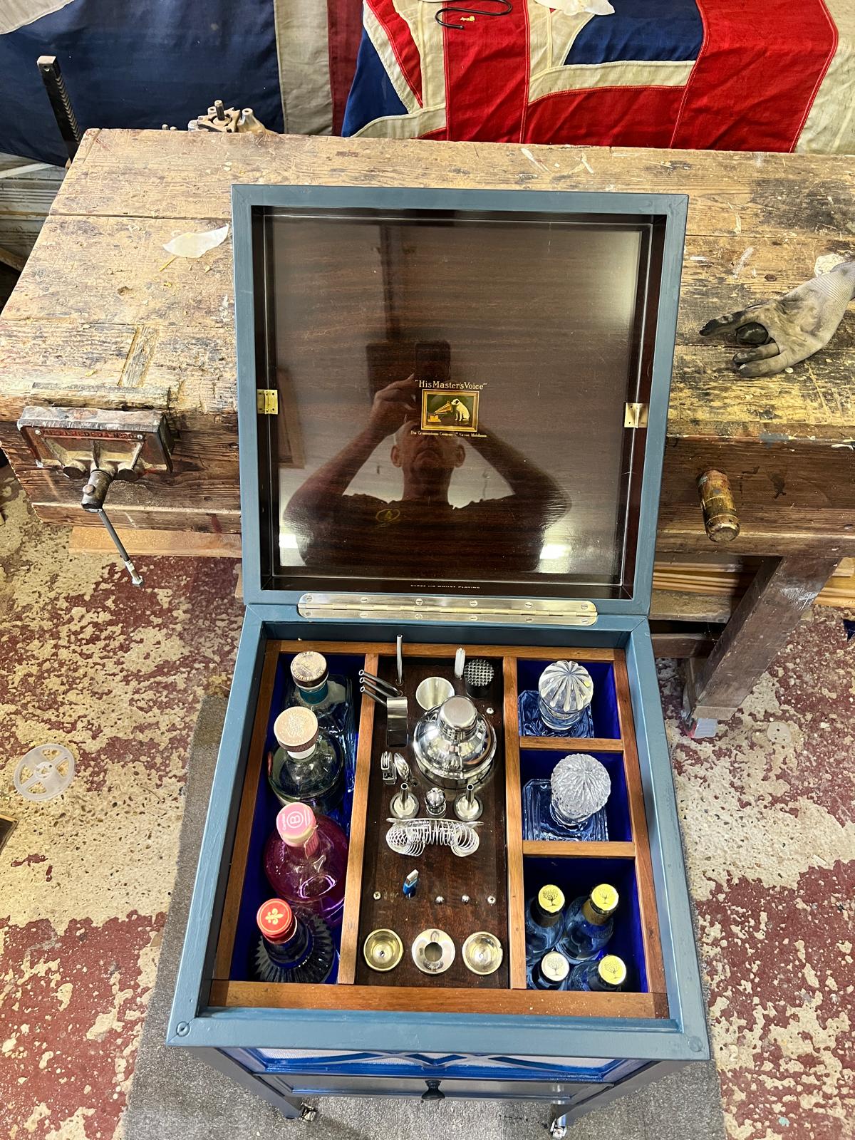 Gramophone Cocktail cabinet by Duncan McKean