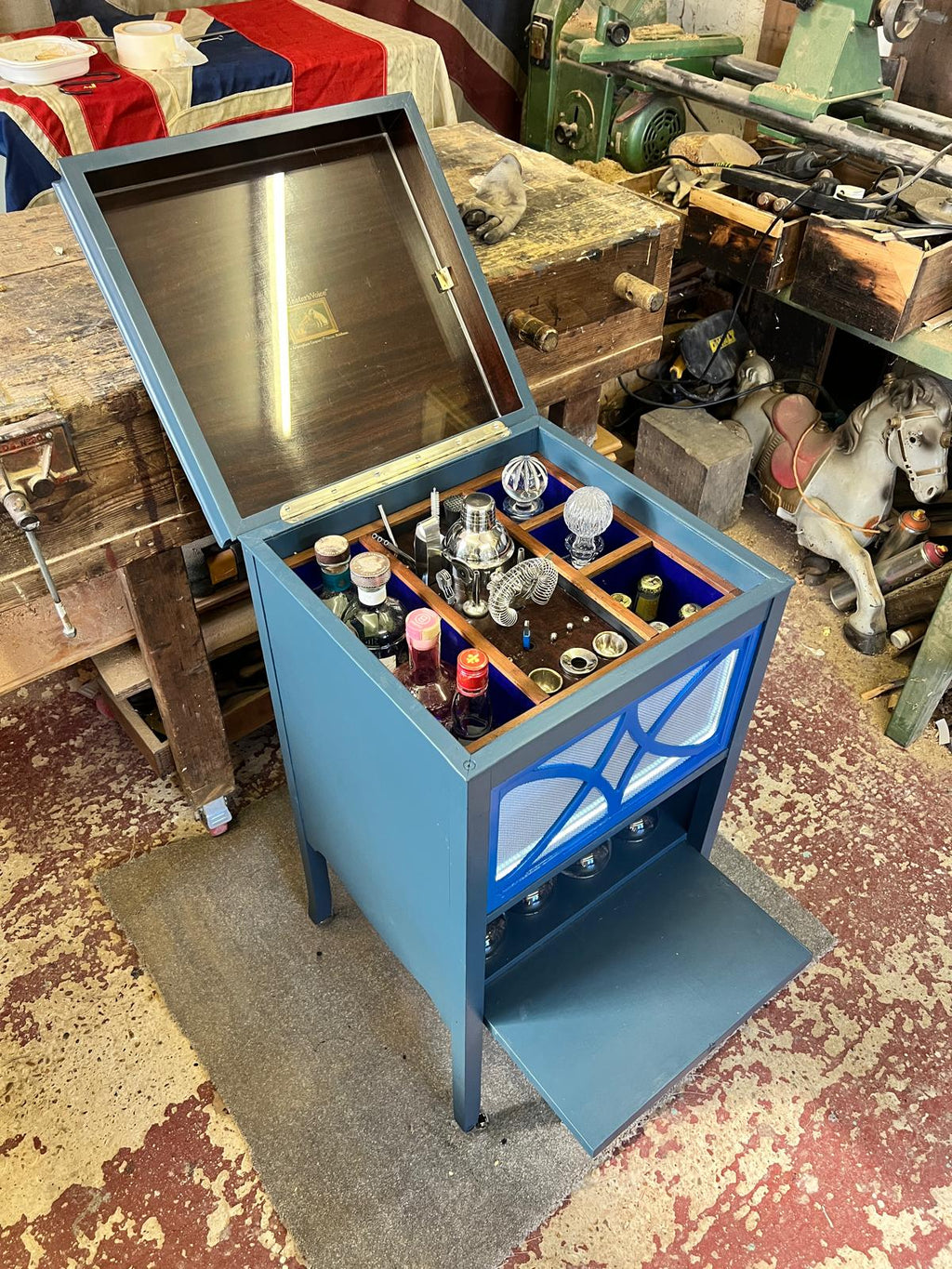 Gramophone Cocktail cabinet by Duncan McKean