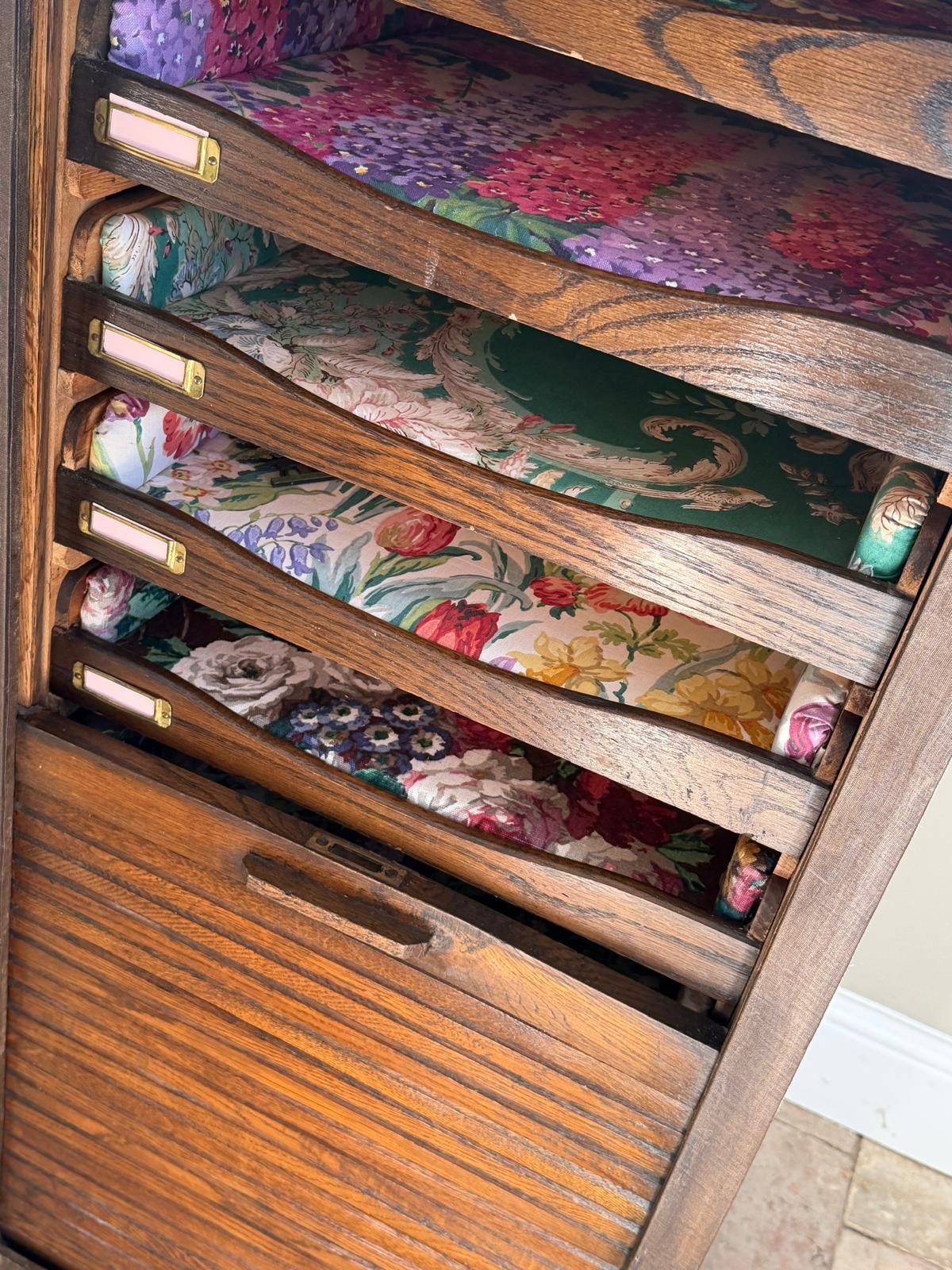Tambour fronted Cabinet by Sarah Moore